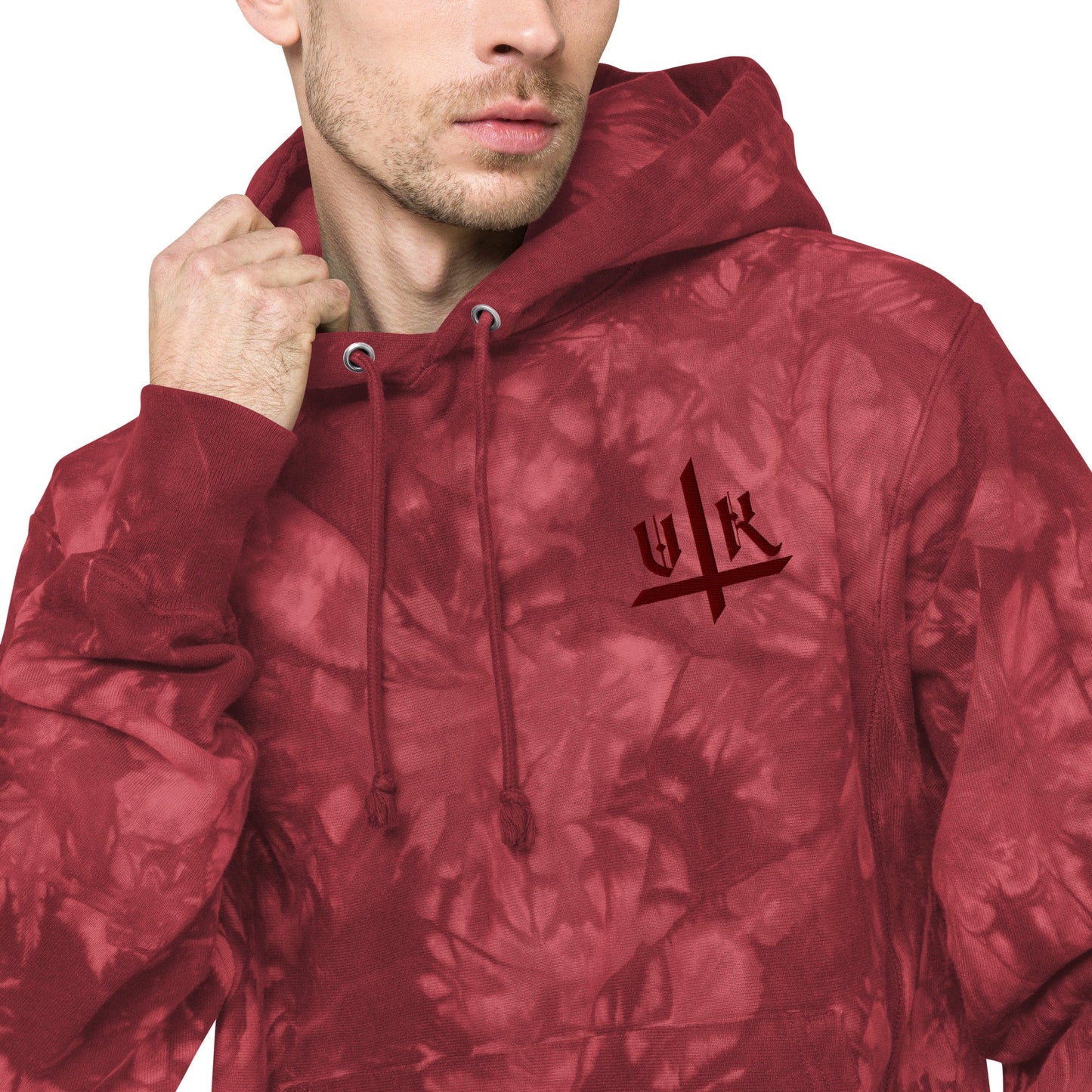 VK Smol Boi Logo Tye-Die Hoodie - Vampyre Kollective