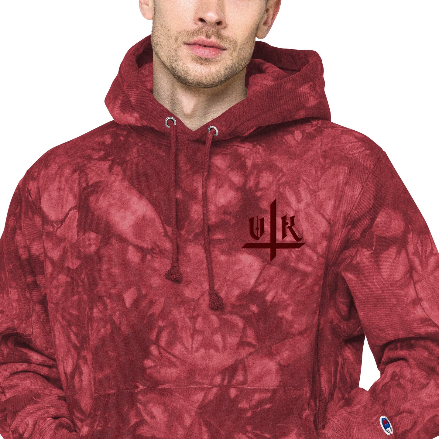 VK Smol Boi Logo Tye-Die Hoodie - Vampyre Kollective