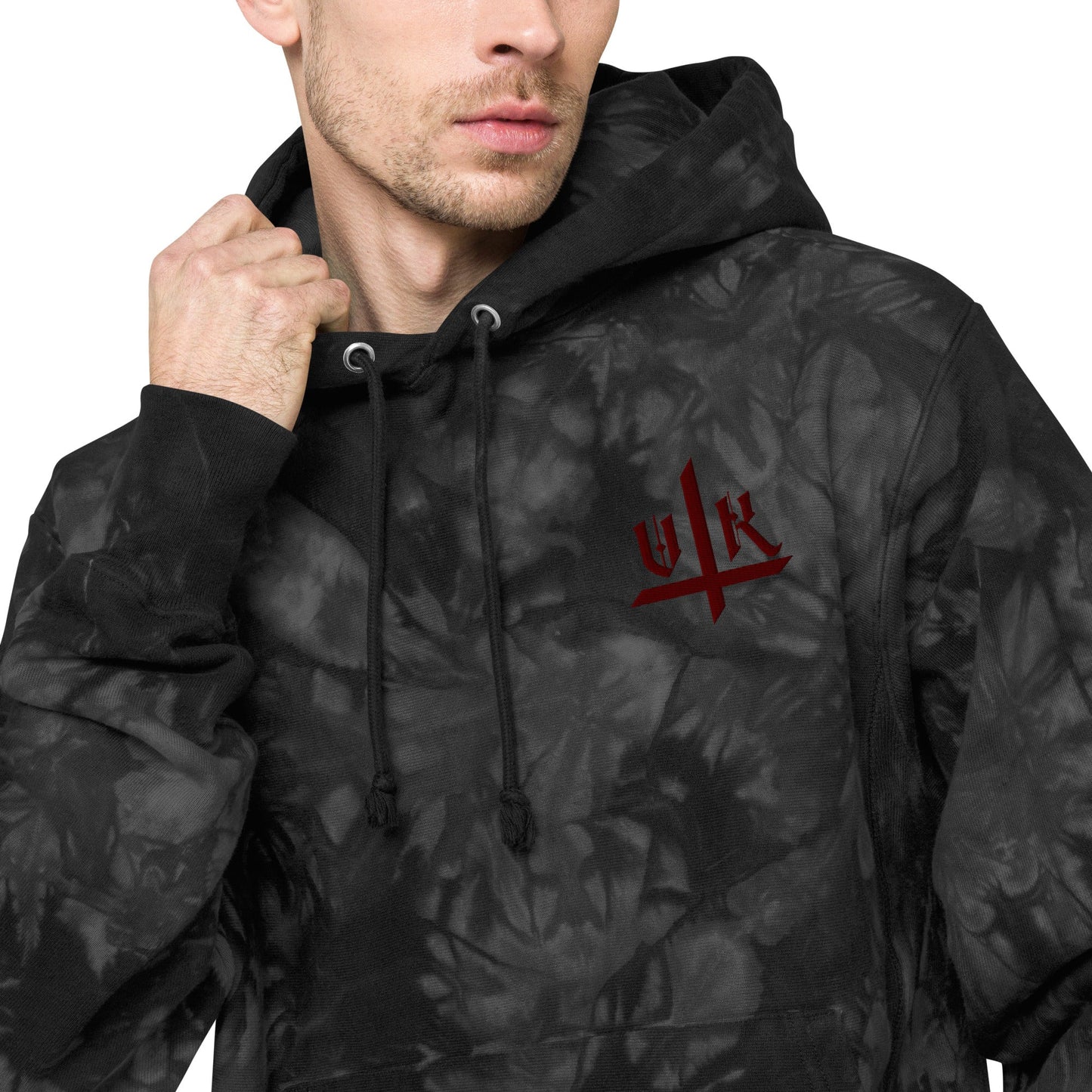 VK Smol Boi Logo Tye-Die Hoodie - Vampyre Kollective