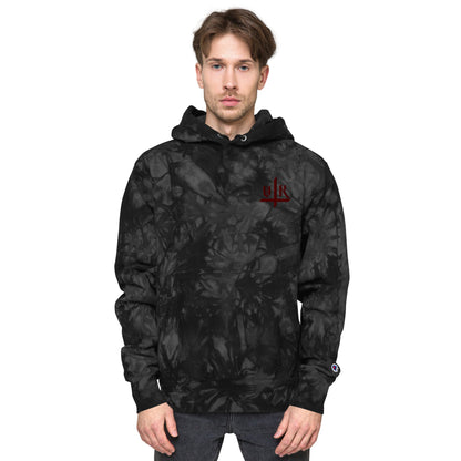 VK Smol Boi Logo Tye-Die Hoodie - Vampyre Kollective