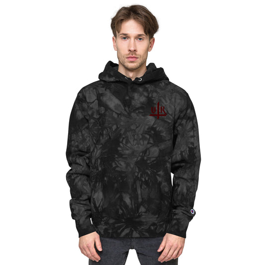 VK Smol Boi Logo Tye-Die Hoodie - Vampyre Kollective