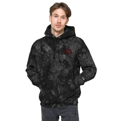 VK Smol Boi Logo Tye-Die Hoodie - Vampyre Kollective